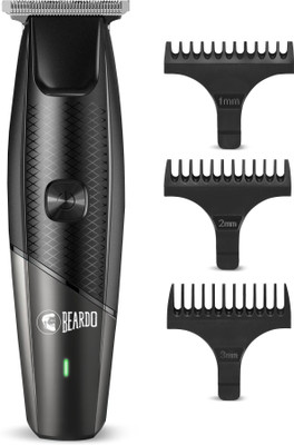 BEARDO APE -X EZ Beard Trimmer For Men Trimmer 110 min  Runtime 3 Length Settings(Black)