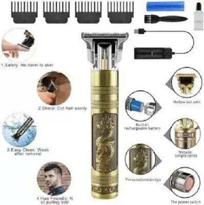 SOULFLARE Trimmer KE37 Trimmer 90 min Runtime 4 Length Settings (Gold) Trimmer 60 min  Runtime 4 Length Settings(Gold)