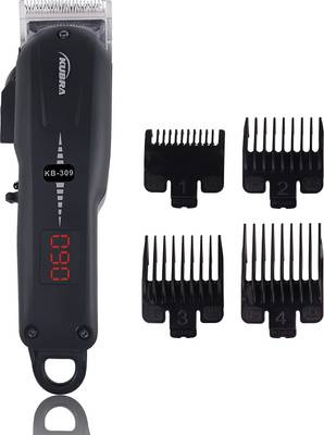 kubra kb - 309 Professional Cordless Rechargeable Led Display Hair Clipper Heavy Duty Trimmer 120 min  Runtime 13 Length Settings