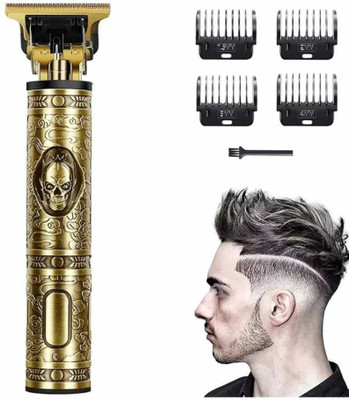 HouseOfCommon Hair Trimmer XY188 Trimmer 120 min  Runtime 4 Length Settings(Gold)