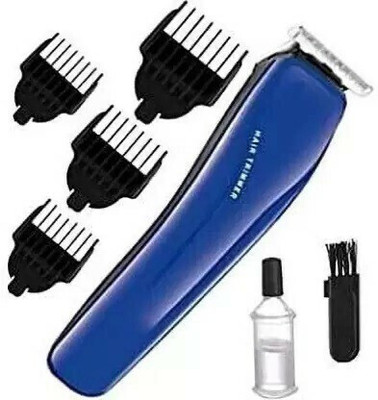Rawnrich 1 Model Number NEW TRIMMER 528 Rechargeable Professional Hair Trimmer Trimmer 60 min  Runtime 4 Length Settings(Silver)