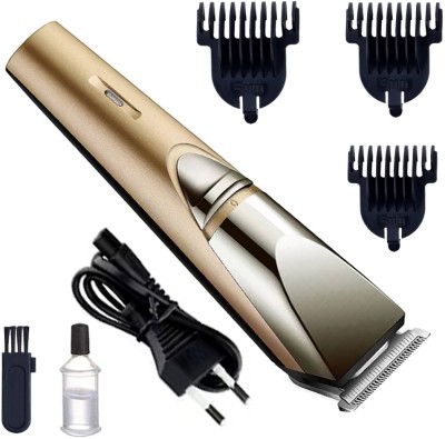 GGMIY New Professional Rechargeable Stainless steel blade hair clipper Fully Waterproof Trimmer 120 min  Runtime 4 Length Settings(Multicolor)