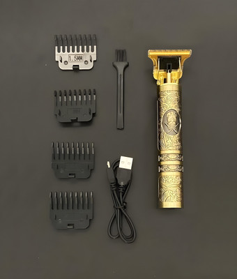 VYBELY Professional Trimmer Men | Cordless Rechargeable Hair & Beard Trimme (Gold) Trimmer 120 min  Runtime 4 Length Settings(Gold)