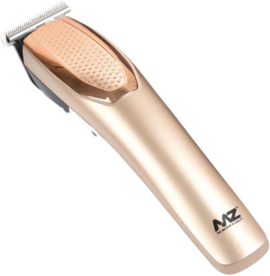 MZ M859T (PROFESSIONAL HAIR TRIMMER) T-Precision Blade 3W & 600mAh Battery Trimmer 80 min  Runtime 4 Length Settings(Gold)