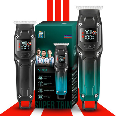 MM telecom Men’s Hair and Beard Trimmer with Washable Blades Trimmer 100 min  Runtime 4 Length Settings(Black)
