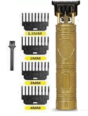 HTD GN_TM_586 Trimmer 120 min  Runtime 4 Length Settings(Gold)