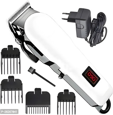 Cosx 5525A Professional Rechargeable Hair Trimmer Body Groomer 120 min  Runtime 4 Length Settings(White)