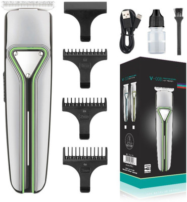 WunderVoX WV-008 Hair Trimmer Beard Trimmer Fully Waterproof Trimmer 120 min  Runtime 3 Length Settings(Green)