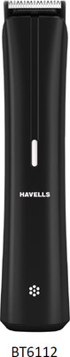 HAVELLS BT6112 Trimmer 90 min  Runtime 12 Length Settings(Black)