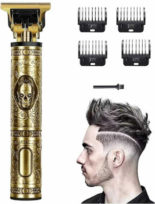 HouseOfCommon Hair Trimmer XY158 Trimmer 120 min  Runtime 4 Length Settings(Gold)