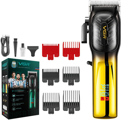 VGR V-654 Professional Trimmer 200 min  Runtime 10 Length Settings(Yellow, Black)