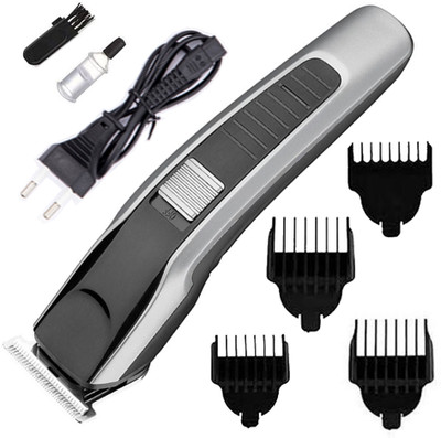 Crostal Profesional Rechargeable Cordless trimmer Shaver Fully Waterproof Trimmer 60 min  Runtime 1 Length Settings(Black, Silver)
