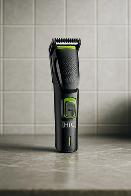 GADGETSGALAXY QR-3 Professional Trimmer For Men,Body Trimmer For Men Fully Waterproof Trimmer 120 min  Runtime 4 Length Settings(Black)