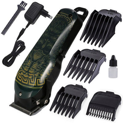 SDMS Powerful Motor Rechargeable Hair Clipper Hair Shaver For Saloon Fully Waterproof Trimmer 180 min  Runtime 4 Length Settings(Multicolor)