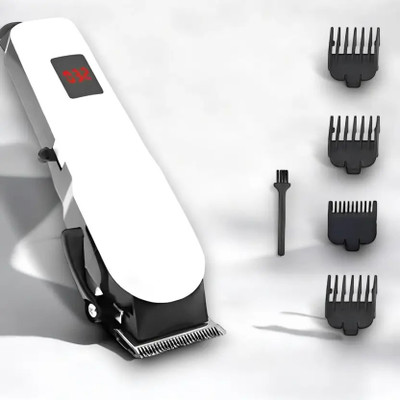 GADGETSGALAXY w1e73 Trimmer 120 min  Runtime 5 Length Settings(White)