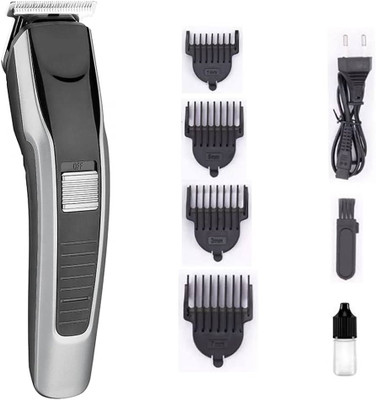 Nka T-538 Professional Beard Trimmer For Men Trimmer 160 min  Runtime 4 Length Settings(Black)