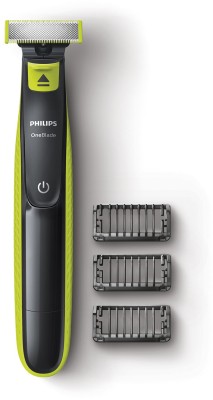 PHILIPS OneBlade QP2525/10 Trimmer 45 min  Runtime 3 Length Settings(Black, Green)