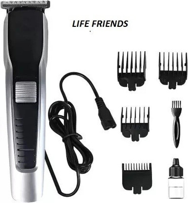 Rawnrich 538 Trimmer 60 min  Runtime 4 Length Settings(Silver)