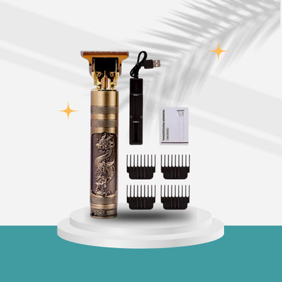 ZETTTECH T9 Precision Cut Master Styling Trimmer Trimmer 50 min  Runtime 9 Length Settings(Gold)