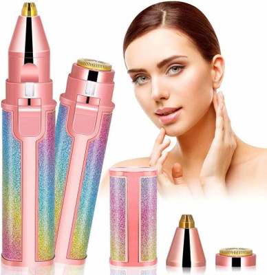 Loyalmart Eyebrow and Facial Hair Remover (pack of 1) Trimmer 70 min  Runtime 1 Length Settings(Multicolor)