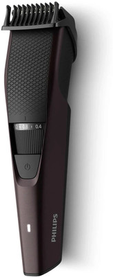 PHILIPS BT3415/15 Trimmer 60 min  Runtime 8 Length Settings(Maroon)