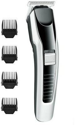 Zeus Volt Rechargeable Professional Hair Trimmer Trimmer 60 min  Runtime 4 Length Settings(Grey)