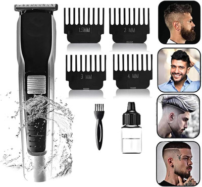 Sidra H T C AT - 538 Trending Professional Rechargeable Hair Clipper and Trimmer Run Trimmer 45 min  Runtime 1 Length Settings(Multicolor)