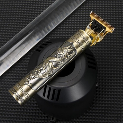MAXTOP Elevate Your Grooming Game Your Ultimate Grooming Tool Trimmer 45 min  Runtime 4 Length Settings(Gold)
