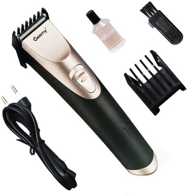 Geemy Rechargeable Stylish Hair Clipper Electric Cordless Shaver Trimmer Trimmer 45 min  Runtime 4 Length Settings(Multicolor)