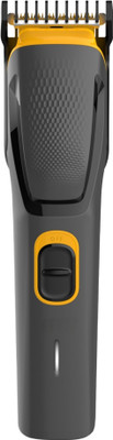 XPLOSSIVE New AT 509 Cordless Professional Hair Trimmer Waterproof Stainless Steel Blade Trimmer 45 min  Runtime 5 Length Settings(Black)