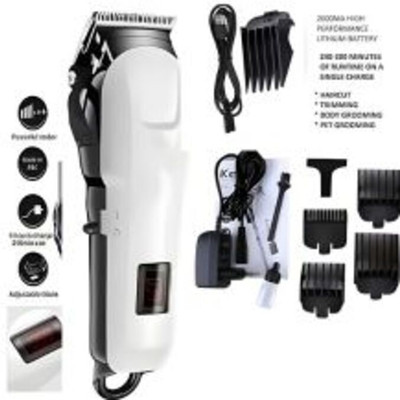 PALAKGALLERY PROFESSIONAL MAXTOP 809ko TRIMMER Body Groomer 120 min  Runtime 5 Length Settings(White)