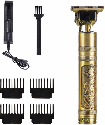 quickous Hair Trimmer For Men ,Professional Clipper, Adjustable Blade , Shaver For Men Trimmer 80 min  Runtime 4 Length Settings(Gold)
