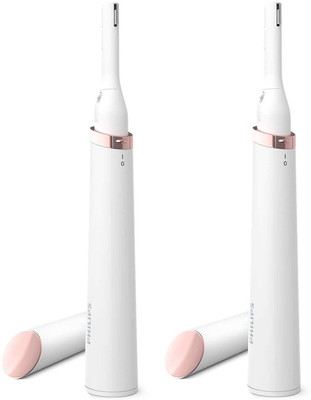 PHILIPS HP6388/00 pack of 2 Body Groomer 60 min  Runtime 2 Length Settings(White)
