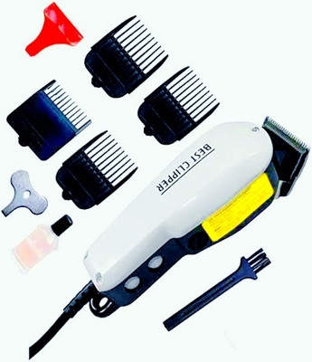 GM PROFESSIONAL Stylish Long lasting professional hair clipper Trimmer 0 min  Runtime 4 Length Settings(White)