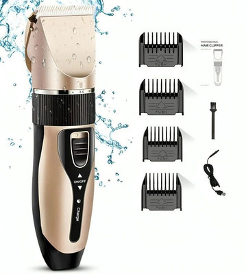 HRKA Multi Grooming Machine Wireless Rechargeable TRM_39 Fully Waterproof Body Groomer 90 min  Runtime 4 Length Settings(Brown, Black)