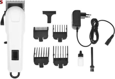 HTTCC X413 M809T Grooming Kit for Men & Women (White) Trimmer 110 min Body Groomer 120 min  Runtime 5 Length Settings(White)
