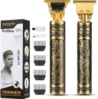 Profiline Metal T9 - USB Fast charging ::Trimmers :: Shavers :: Trimmer for men :: K Trimmer 60 min  Runtime 3 Length Settings(Grey)