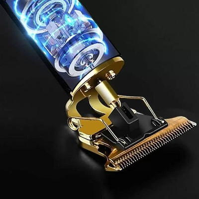 Podnix Dragon Design Electric Trimmer Men | Trimmer Blade | Painless Hair Remover 77 Trimmer 120 min  Runtime 4 Length Settings(Gold)