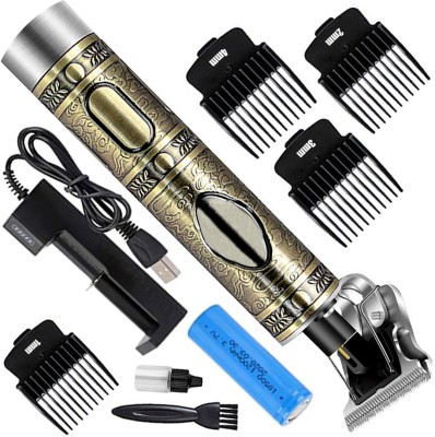 Groomic L chargeable Heavy Duty 1200mAh Battery Steel Blade Hair Clipper Beard Moustache Fully Waterproof Trimmer 120 min  Runtime 8 Length Settings(Multicolor)