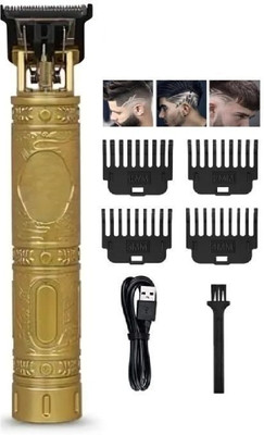 HTD GN_TM_584 Trimmer 120 min  Runtime 4 Length Settings(Gold)