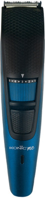 Ikonic Professional Men Groom & Trim Trimmer 50 min  Runtime 10 Length Settings(Blue, Black)