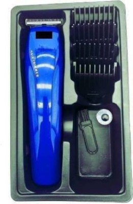 Techfly AT-528 Professional Hair&Beard Trimmer Shaver Sharp Blade Expert Cutting T145 Trimmer 45 min  Runtime 4 Length Settings(Blue)