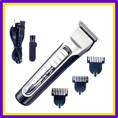 Geemy GM6140 Length Adjustable Professional Rechargeable Hair Clipper Trimmer for Men Trimmer 45 min  Runtime 3 Length Settings(Grey)