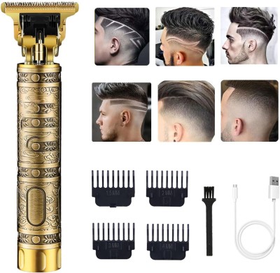 Misuhrobir cutting machine | beard men | shaving Fully Waterproof Trimmer 120 min  Runtime 5 Length Settings(Gold, Yellow)