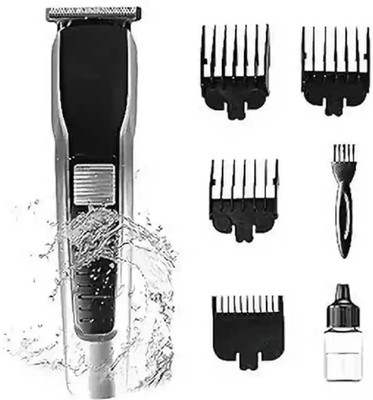 Dazzel Flex 538 Professional Rechargeable Hair Clipper and Fully Waterproof Trimmer Trimmer 45 min  Runtime 4 Length Settings(Silver, Black)