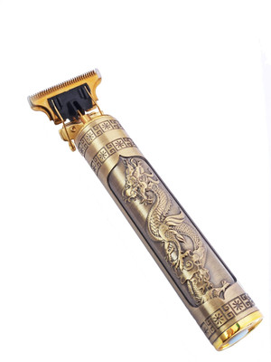 Totthar Hair Trimmer XY196 Trimmer 120 min  Runtime 4 Length Settings(Gold)