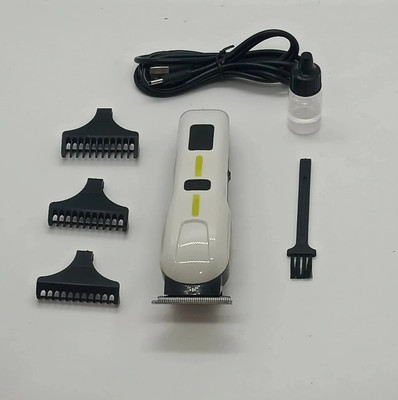 Orelius Fire GM 6661 Rechargeable: 250 Minutes Runtime only shaving, side hair cut and also Trimmer 250 min  Runtime 3 Length Settings(White)