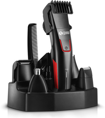 Beardo Beast Styling Trimmer Kit for Men Runtime: 60 min(Red, Black)