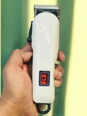 Shasma A133 RECHARGEABLE HAIR CLIPPER & TRIMMER Trimmer 120 min Runtime 4 Length Trimmer 300 min  Runtime 4 Length Settings(White)