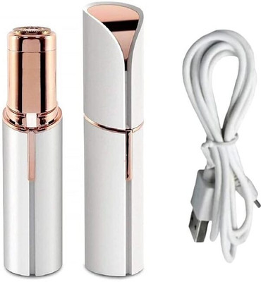 Vifora USB Rechargeable Facial Hair Remover for Women - Smooth, Painless Epilator Trimmer 30 min  Runtime 3 Length Settings(White)